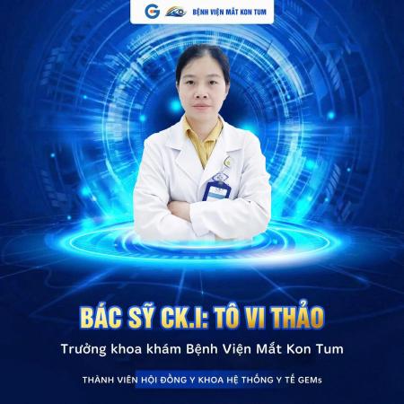 Trưởng khoa Khám: BS CKI TÔ VI THẢO